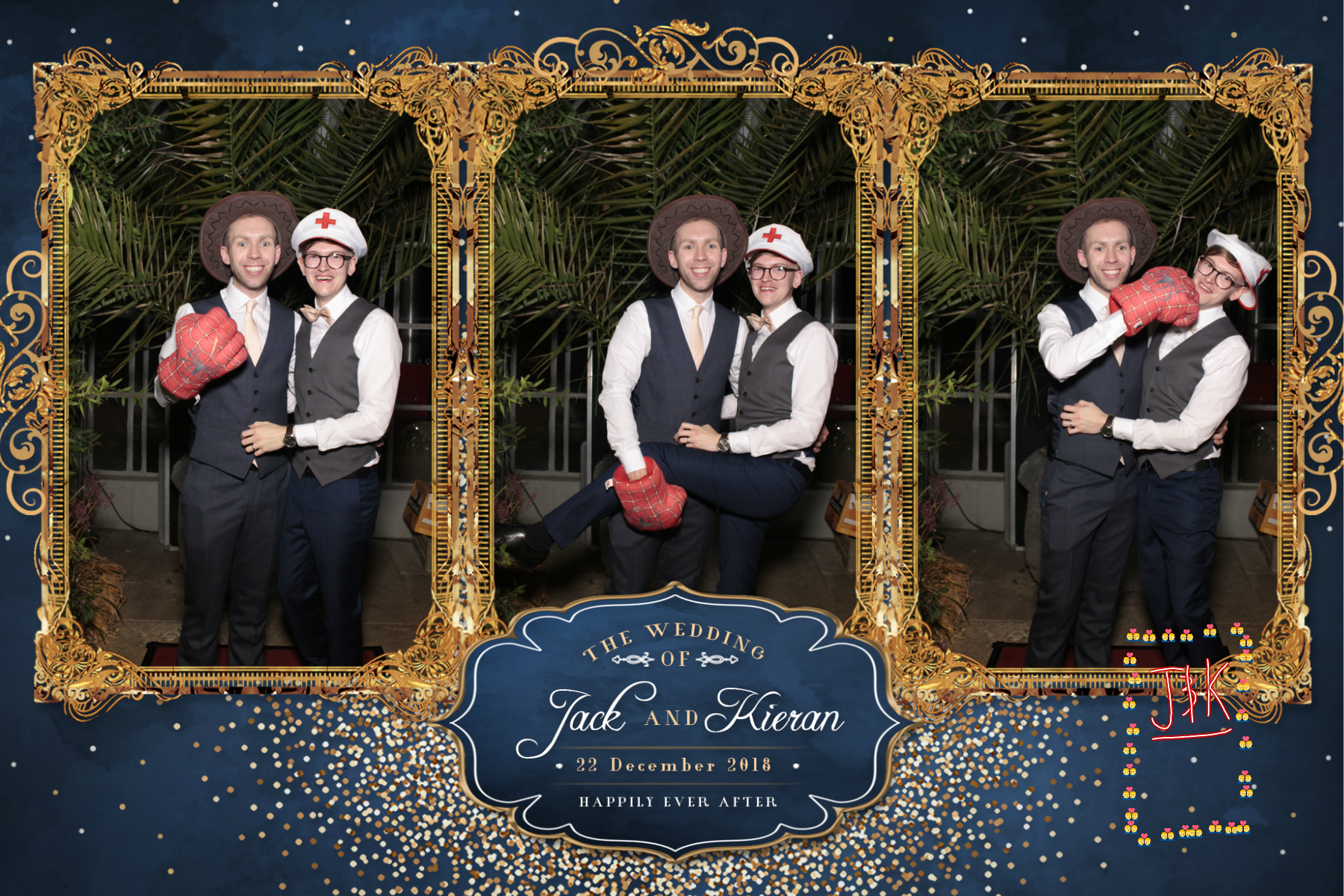 Jack and Kieran's Wedding | View more photos from the event at gallery.myphotoboothexperience.co.uk/u/MyPhotoBoothExperienceLtd/Jack-and-Kierans-Wedding